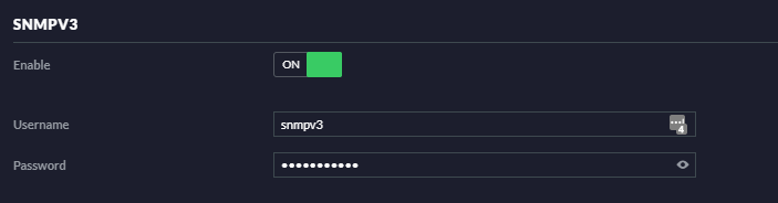 Unifi SNMPv3